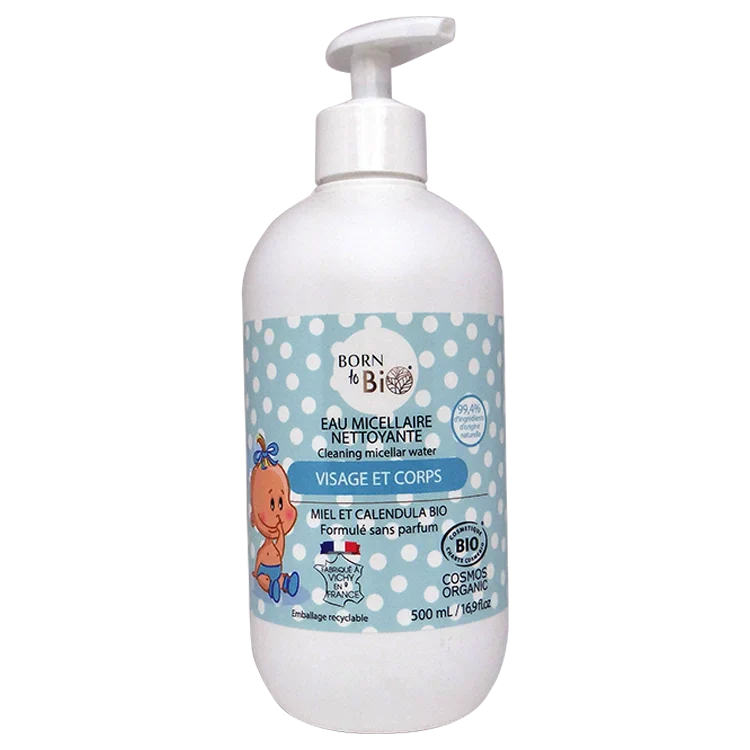 Eau Micellaire Nettoyante pour Bébé - Certifiée bio