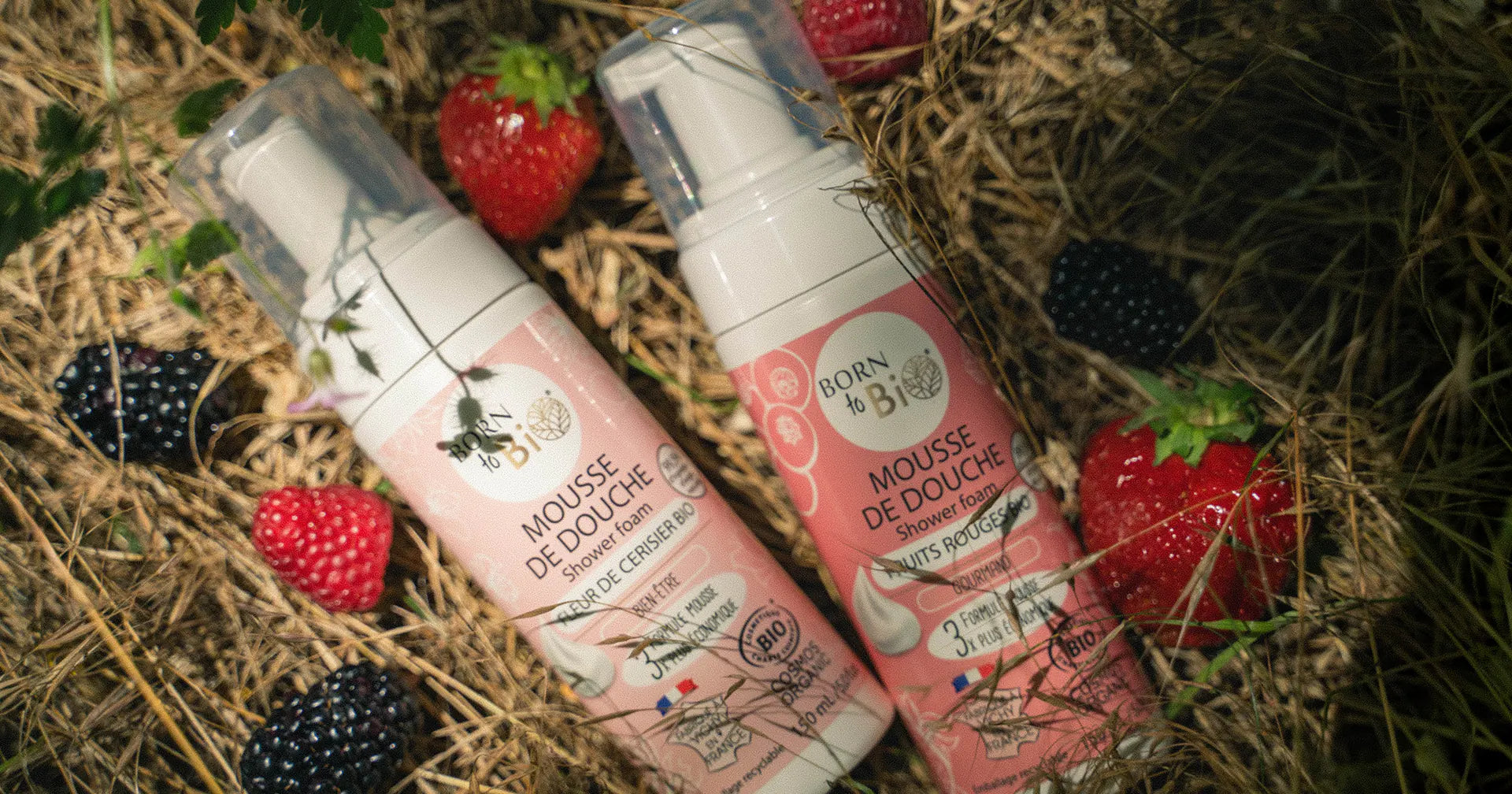 Mousses de douche certifiées Bio
