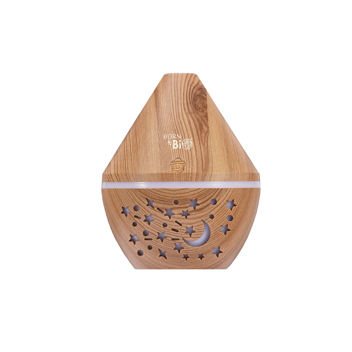 Diffuseur & Humidificateur Bois Clair Compact – 120 ml