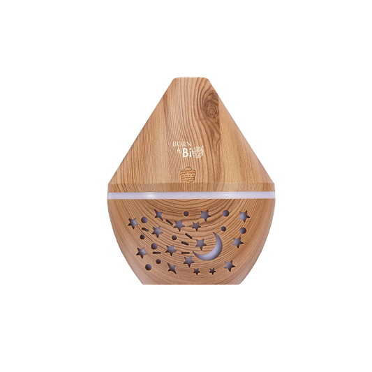 Diffuseur & Humidificateur Bois Clair Compact – 120 ml