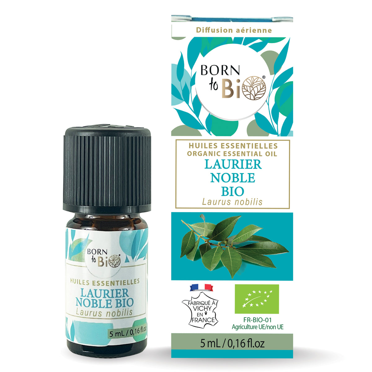 Huile essentielle de Laurier noble bio, à l’arôme puissant et épicé, obtenue par distillation à la vapeur des feuilles.