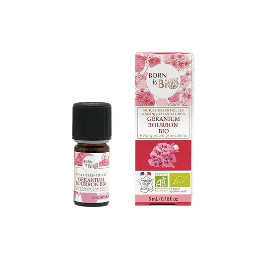 Huile essentielle Géranium Bourbon Certifiée Bio