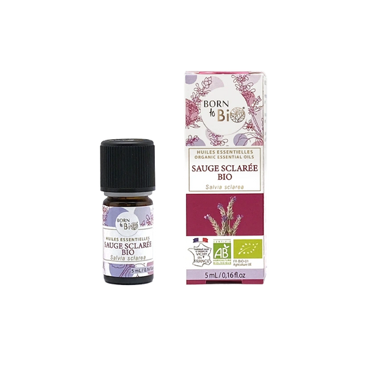 Huile essentielle Sauge Sclarée Certifiée Bio