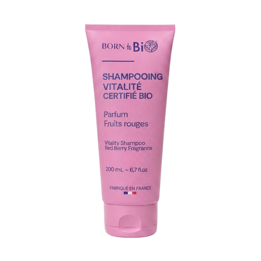 Shampooing Noix de Coco et vinaigre de framboise - Certifié Bio