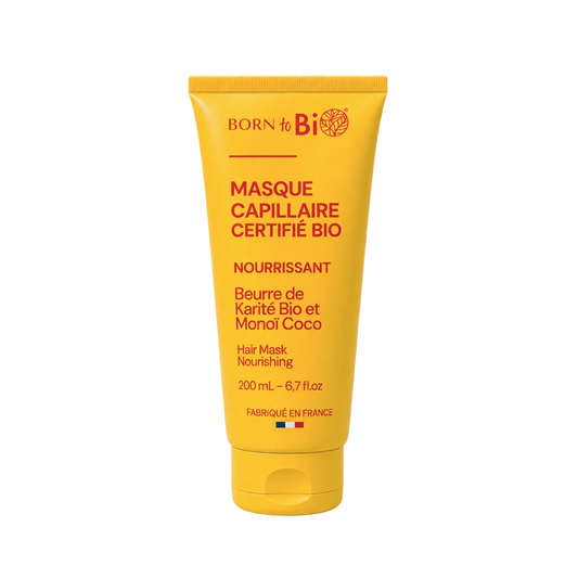 Masque Capillaire Monoï & Karité Bio 200 mL - Certifié Bio