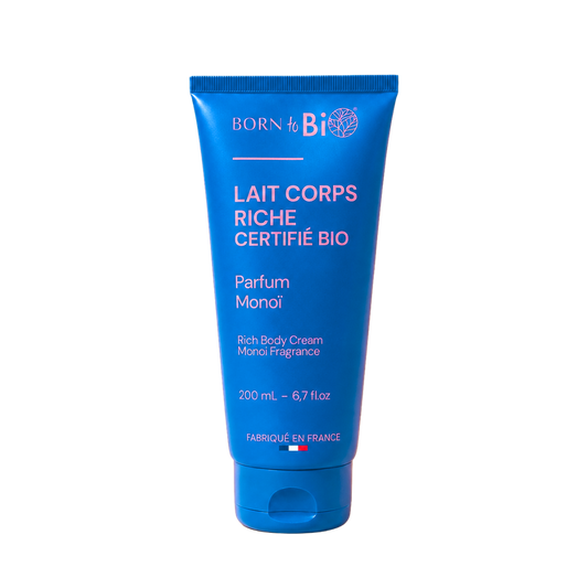 Lait Corps Riche Monoï 200 mL - Certifié Bio