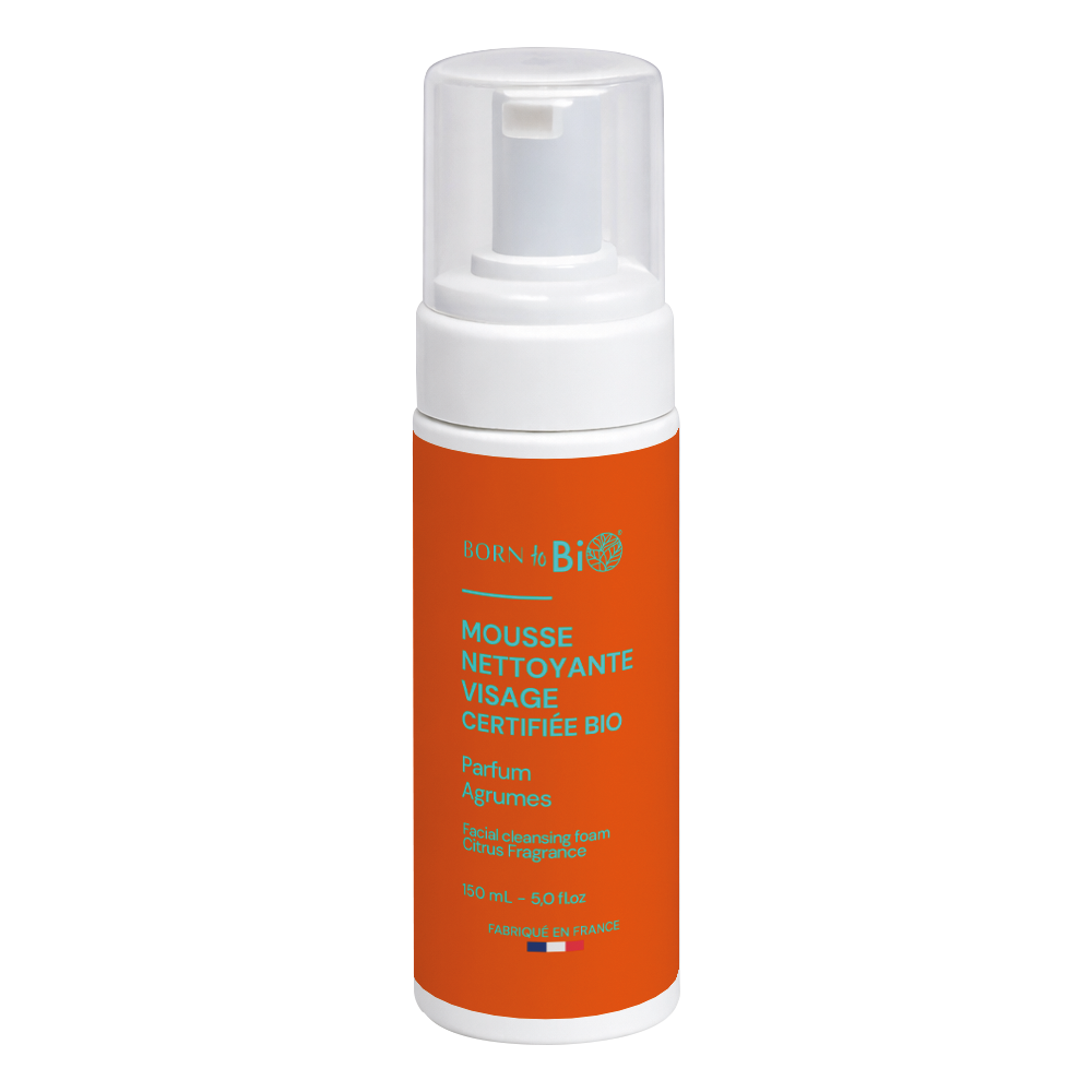 Citrus Face Cleansing Foam - Certified organic