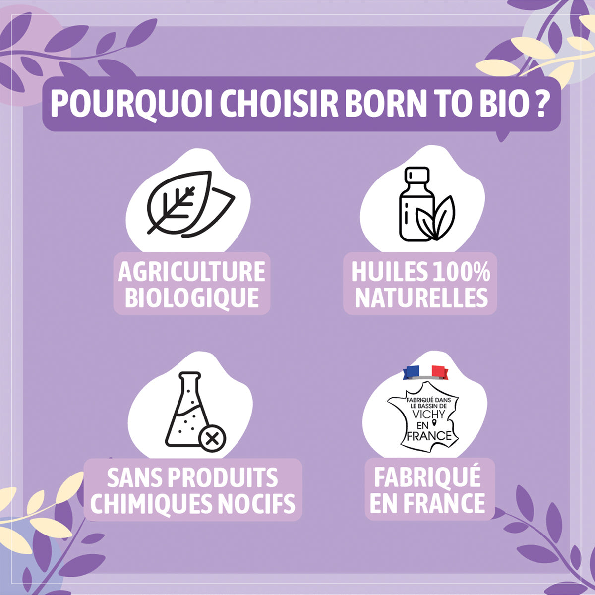 Huile essentielle de Lavande fine bio, au parfum floral et apaisant, obtenue par distillation des sommités fleuries.