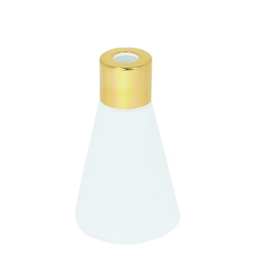 Bouteille verre givre Bouchon or-argent