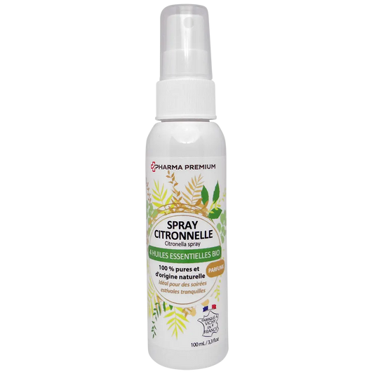 Spray Citronnelle 4 huiles essentielles Bio 100m
