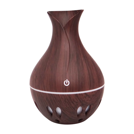 Humidificateur d’air aspect bois foncé